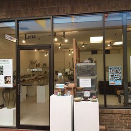 The entrance of Clay Work Studio inside of Plymouth mall