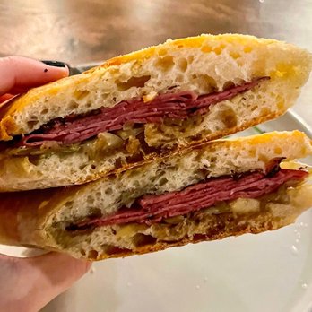 Bin + Board - Mad Irishman Pastrami Sandwich |Instagram @restaurant_aholic - Wine Bars Near Me - Brandon, Florida