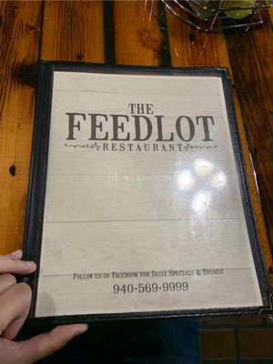 Menu photo 1 The Feed Lot Restaurant Burkburnett, TX