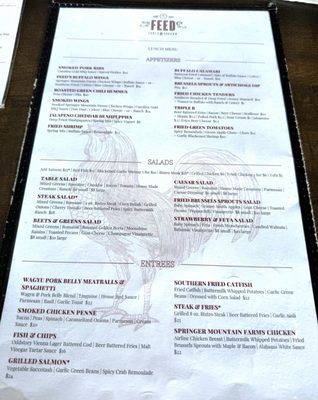 Menu photo 4 The FEED Co Table & Tavern Chattanooga, TN Menu photo 4 The FEED Co Table & Tavern Chattanooga, TN