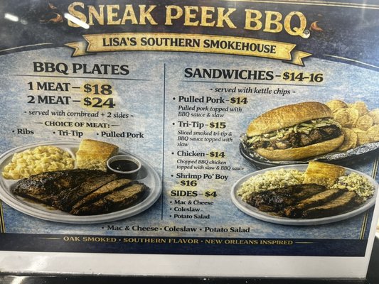 Menu photo 1 Lisas Southern Smokehouse Clovis, CA Menu photo 1 Lisas Southern Smokehouse Clovis, CA