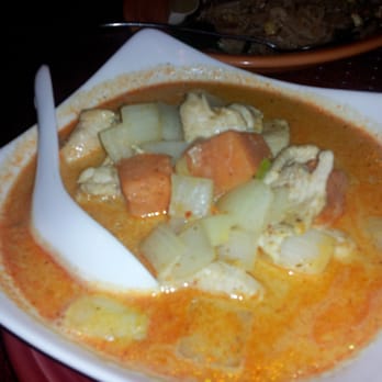 Ruby of Siam - Yellow curry dish with sweet potatoes and chicken - Thai Near Me - Skokie, Illinois Ruby of Siam - Yellow curry dish with sweet potatoes and chicken - Thai Near Me - Skokie, Illinois