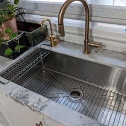 AquaBella Kitchen Bath & Lighting Showroom - Second sink, filtered water, and faucet by AquaBella.