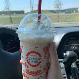 Blended caramelicious drink