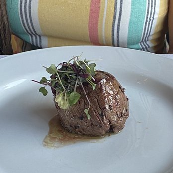 Queenie's Steakhouse - A picture of what to expect when ordering a filet. Literally could cut it with a fork. - Steakhouses Near Me - Denton, Texas Queenie's Steakhouse - A picture of what to expect when ordering a filet. Literally could cut it with a fork. - Steakhouses Near Me - Denton, Texas
