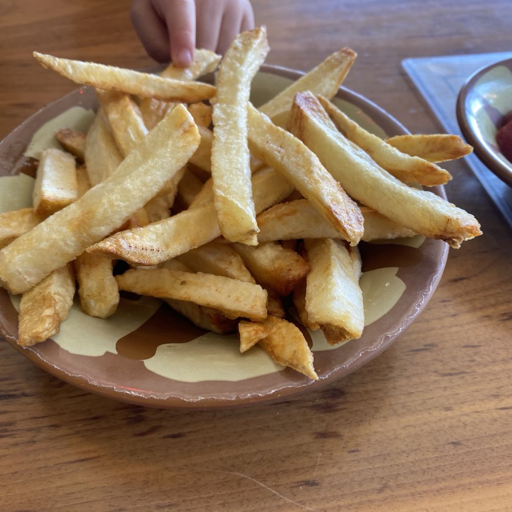 Open Sesame - Homemade French Fries. Delicious and of course, the kids loved it. - Mediterranean Near Me - Long Beach, California Open Sesame - Homemade French Fries. Delicious and of course, the kids loved it. - Mediterranean Near Me - Long Beach, California