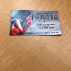 Jennifer's Web  - Business card