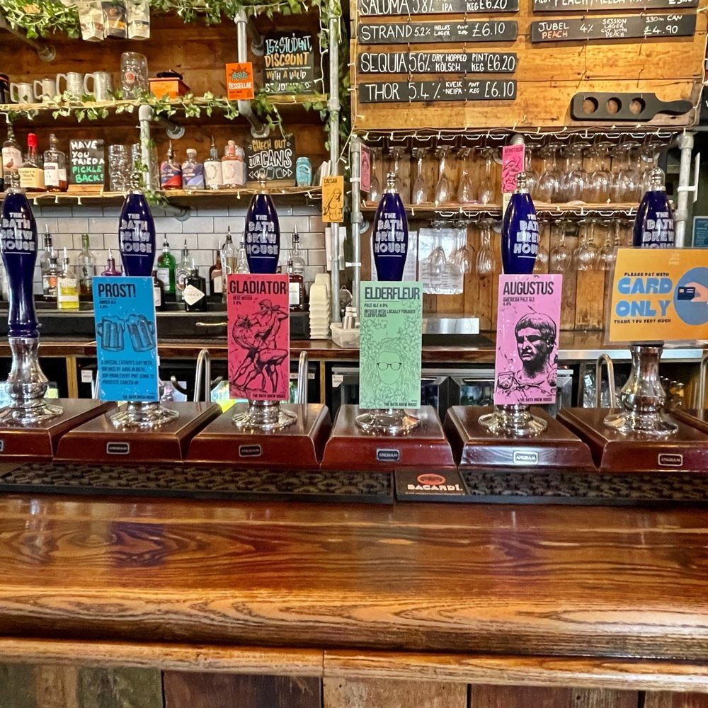 The Bath Brew House - Some of the cask ale selections. - Pubs Near Me - Bath, BAS The Bath Brew House - Some of the cask ale selections. - Pubs Near Me - Bath, BAS
