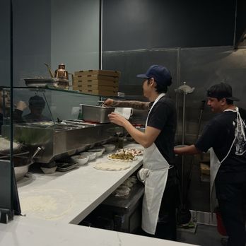 Sei Pizza Bar - View from the kitchen bar area - Pizza Near Me - Los Angeles, California