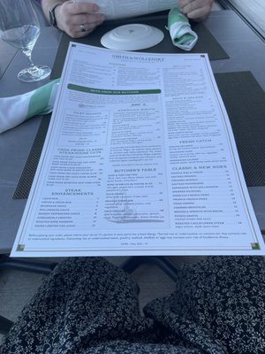 Menu photo 1 Smith & Wollensky - Burlington Burlington, MA Menu photo 1 Smith & Wollensky - Burlington Burlington, MA