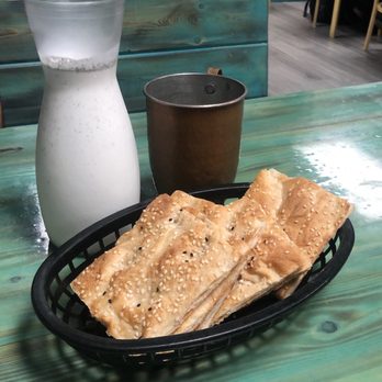 Stone Stew - Bread and Ayran (yogurt drink). - Persian/Iranian Near Me - San Jose, California Stone Stew - Bread and Ayran (yogurt drink). - Persian/Iranian Near Me - San Jose, California