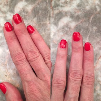Nails M Spa - Worst mani ever after one week. Chipping and peeling. Never again. - Waxing Near Me - Long Beach, California Nails M Spa - Worst mani ever after one week. Chipping and peeling. Never again. - Waxing Near Me - Long Beach, California