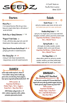 Menu photo 6 Seedz Steamboat Springs, CO Menu photo 6 Seedz Steamboat Springs, CO