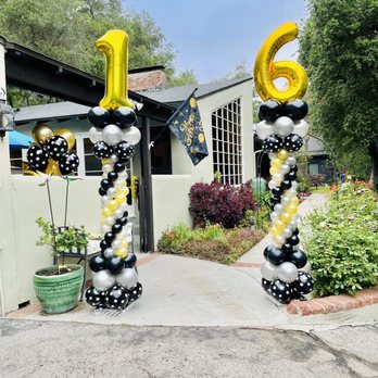 Yvette's Balloons - 16th birthday balloon towers - Balloon Services Near Me Yvette's Balloons - 16th birthday balloon towers - Balloon Services Near Me