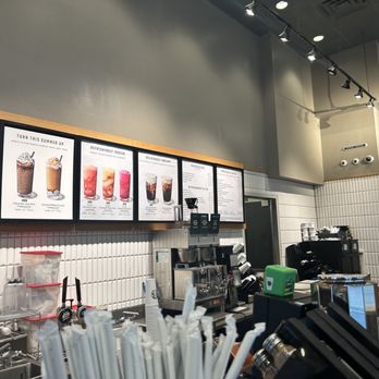 Starbucks - menus on the wall of a coffee shop - Coffee & Tea Near Me - Oxon Hill, Maryland