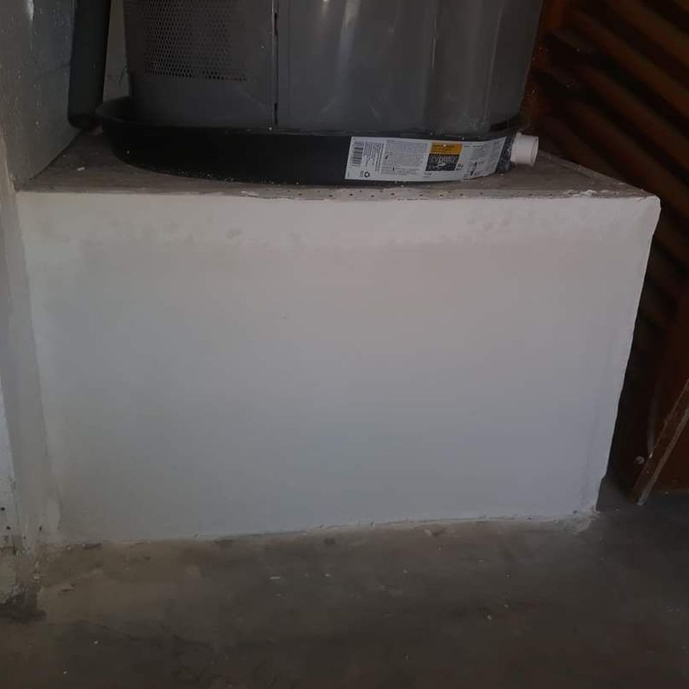 AMPRO Plumbing and Leak Detection - FINISHED * Closed the garage hole, patch, no paint. - Plumbing Near Me AMPRO Plumbing and Leak Detection - FINISHED * Closed the garage hole, patch, no paint. - Plumbing Near Me