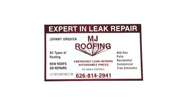 M J Roofing Logo