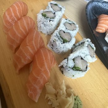 Sushi Star - Salmon nigiri and yellowtail scallion - Sushi Bars Near Me - New York, New York Sushi Star - Salmon nigiri and yellowtail scallion - Sushi Bars Near Me - New York, New York