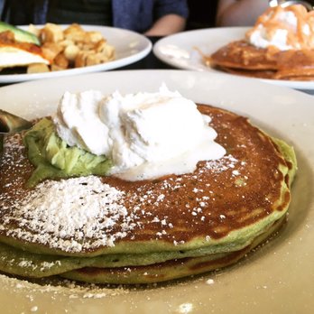 Bea Bea's - Up close - green tea monster pancakes (ig - @imfanzee) - Coffee & Tea Near Me - Burbank, California