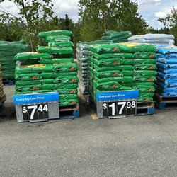 Walmart Garden Center - More garden soil