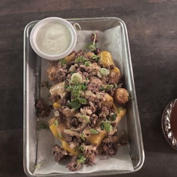 Distill - A Local Bar - Animal Style Tots - Bars Near Me - Las Vegas, Nevada Distill - A Local Bar - Animal Style Tots - Bars Near Me - Las Vegas, Nevada
