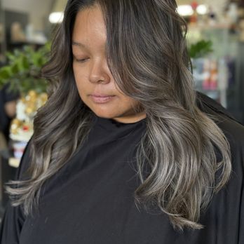 M Beauty Salon - Ash blonde balayage hair by Monica - Hair Salons Near Me - Sacramento, California M Beauty Salon - Ash blonde balayage hair by Monica - Hair Salons Near Me - Sacramento, California