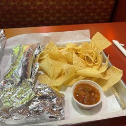 Build your own tacos. Tortilla chips included.
