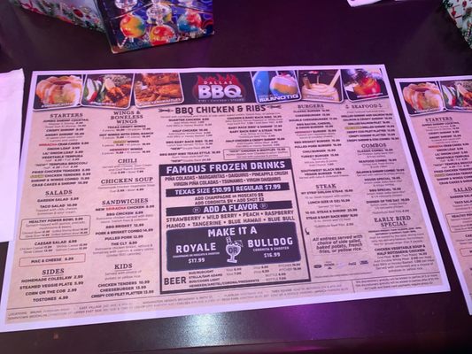 Menu photo 1 Dallas BBQ New York, NY