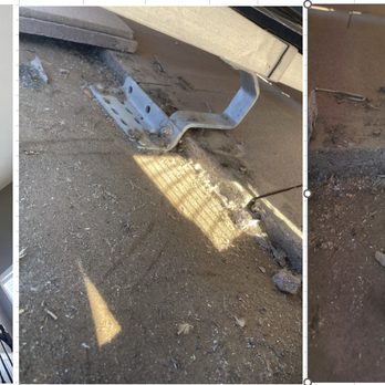 Tesla Energy Solar - Holes and stains in drywall and this is just a few of them. Brackets installed with no flashing. Roof tile water channel cut allowing water - Solar Installation Near Me - Sacramento, California