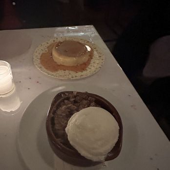 June Bug - Flan & Apple Crumble with Ginger Ice Cream - Pizza Near Me - Somerville, Massachusetts