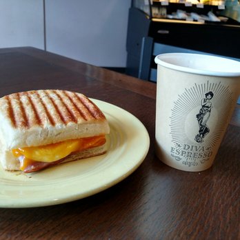 Diva Espresso - Panini breakfast sandwich and chai tea. Delicious! - Coffee & Tea Near Me - Seattle, Washington Diva Espresso - Panini breakfast sandwich and chai tea. Delicious! - Coffee & Tea Near Me - Seattle, Washington