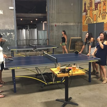 Rhinegeist Brewery - I think this is the third times I play ping pong - Breweries Near Me - Cincinnati, Ohio