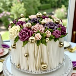 The Blooming Cupcake - Ruffle cake