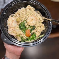 Noodles and Company - LEANguini Lemon Parm with shrimp .