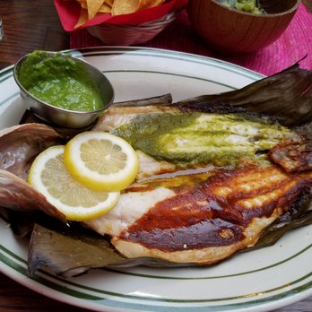 Tacuba Hell's Kitchen - BRANZINO A LA TALLA - Adobo & cilantro rubbed, chipotle cabbage slaw hand press tortilla, salsa verde - Mexican Near Me - New York, New York