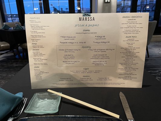 Menu photo 4 Marssa Henderson, NV