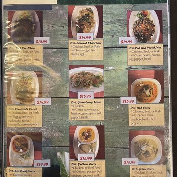 Coconut Thai Restaurant - Menu - Thai Near Me - Chilliwack, British Columbia