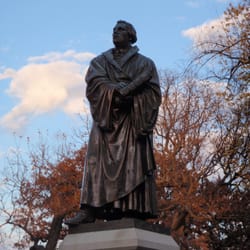 Concordia Seminary - Statue of Martin Luther