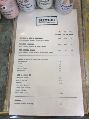 Menu photo 3 Sumac San Francisco, CA