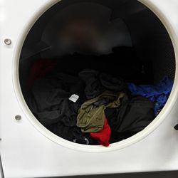 Turner's Stash & Dash Mini Storage & Laundry - The level my wet clothes are at which is below the invisible line she showed me they needed to be