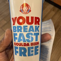 a cup of breakfast fast food