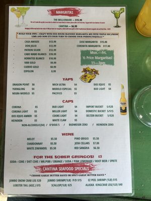 Menu photo 1 Cantina Dos Amigos Indialantic, FL