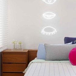 Electric Confetti - Set of three eyes - ready for shut-eye in the bedroom. Image credit: Electric Confetti