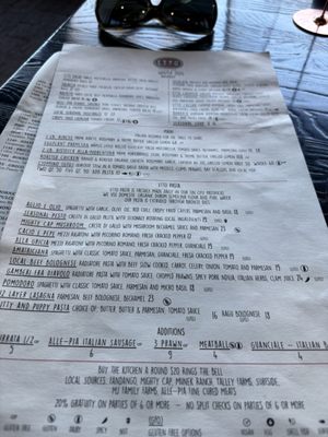 Menu photo 6 Etto Pasta Bar Paso Robles, CA
