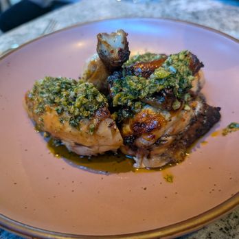 Golden Hour - Smoked Half Chicken: olives, salsa verde - Bars Near Me - Asheville, North Carolina