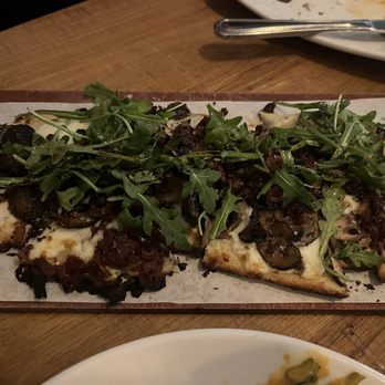 Botanero Restaurant - Mushroom and Bacon Flatbread ($17) - Tapas/Small Plates Near Me - Rockville, Maryland Botanero Restaurant - Mushroom and Bacon Flatbread ($17) - Tapas/Small Plates Near Me - Rockville, Maryland