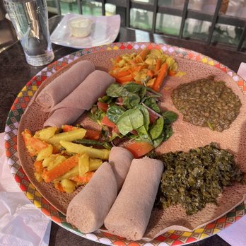 Authentic EthioAfrican - Vegetarian Dishes for 2 - Ethiopian Near Me - Phoenix, Arizona Authentic EthioAfrican - Vegetarian Dishes for 2 - Ethiopian Near Me - Phoenix, Arizona