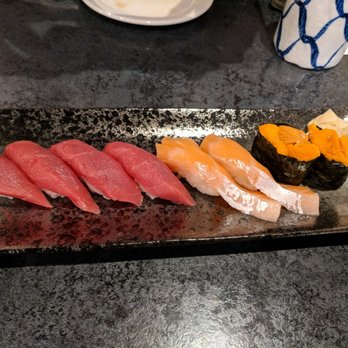 Kotobuki - Blue fin tuna, salmon belly, uni - Japanese Near Me - San Diego, California