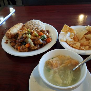 Magic China - Chicken and Shrimp Saute with Egg Drop soup. - Chinese Near Me - Longview, Texas
