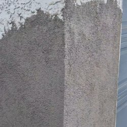 JJ Painting - stucco preparation before matching stucco patch